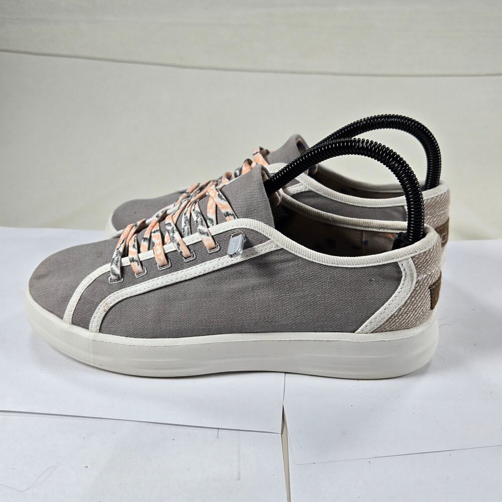 Hey Dude Karina Joy Stone Gray Casual Lightweight Shoe Women's Size 7